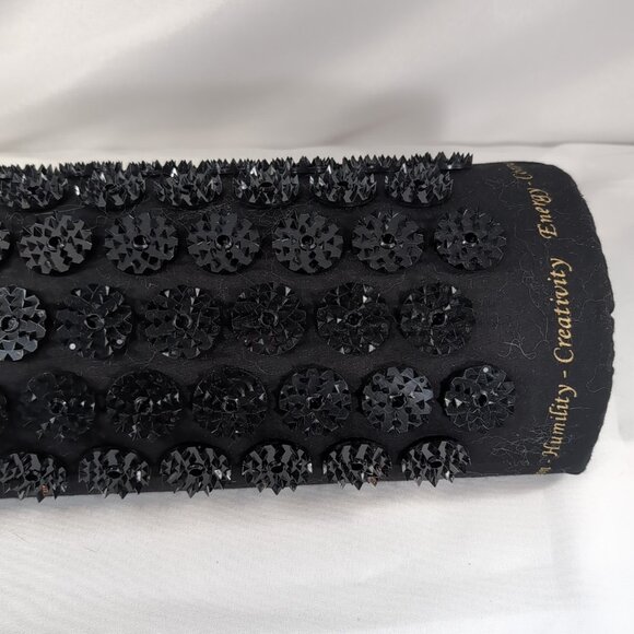 Shakti Mat Acupressure Kanjo Black Pillow Yoga Stress Pain Relief Relax Neck - Picture 3 of 10